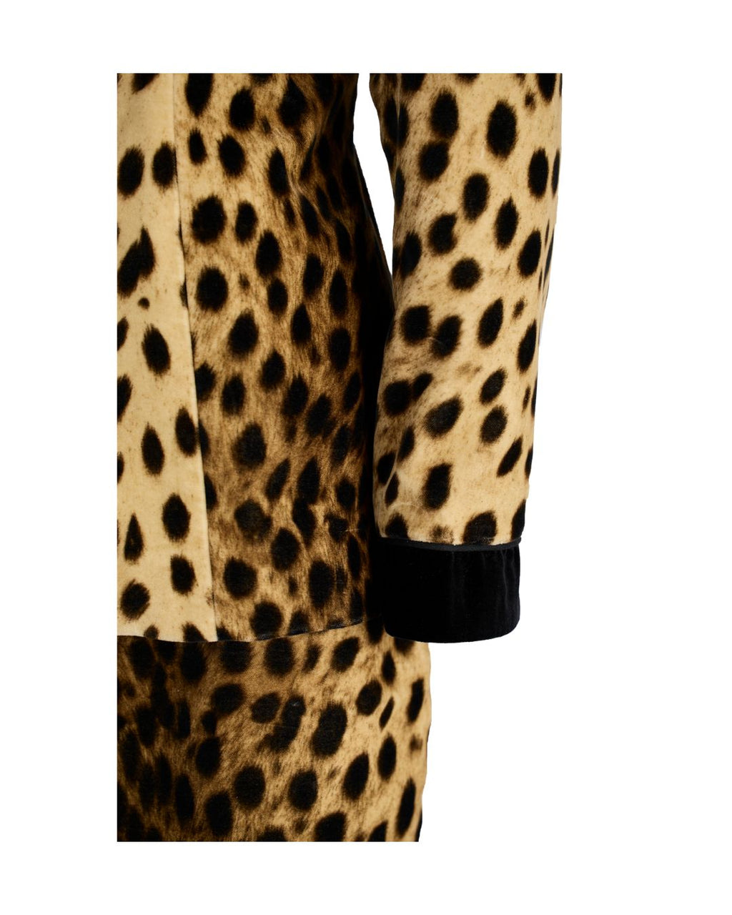 ANIMALIER OFFICER VELVET JACKET