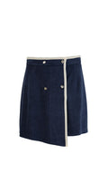AEGEAN TERRY ASYMMETRICAL SKIRT
