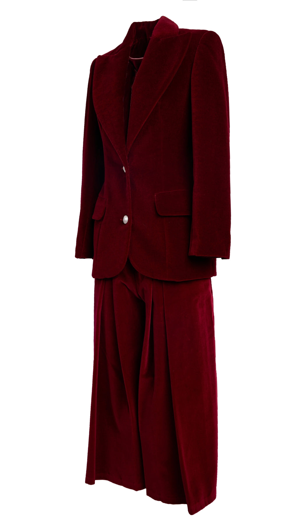 BURGUNDY VELVET NOBILITY CULOTTES
