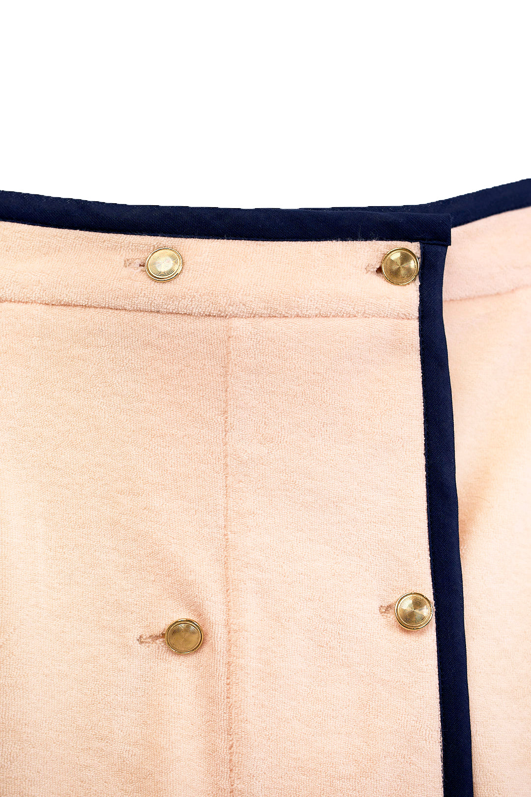 VANILLA TERRY ASYMMETRICAL SKIRT