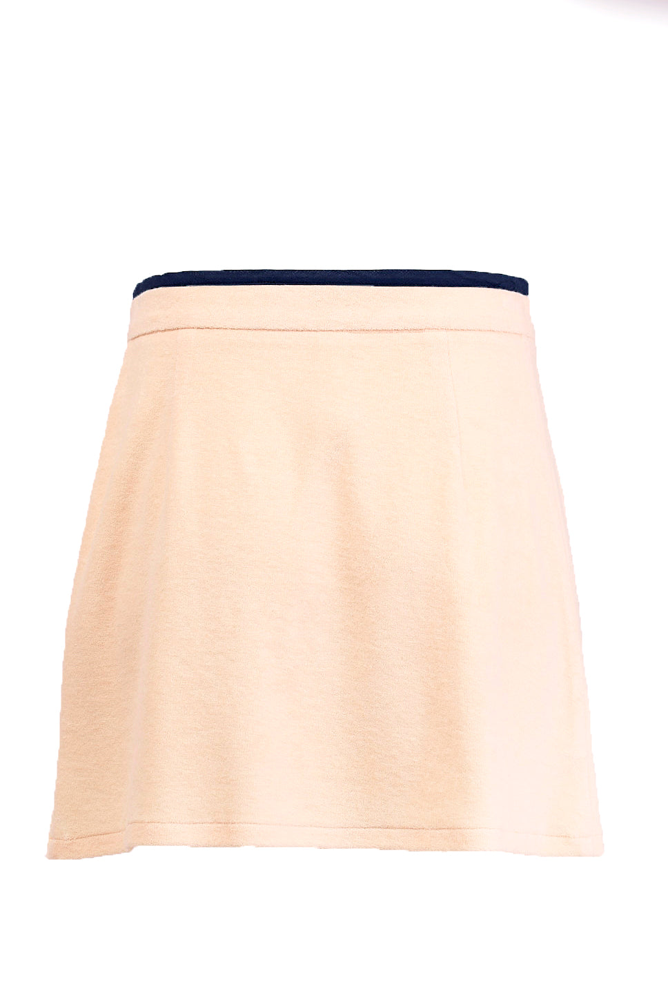 VANILLA TERRY ASYMMETRICAL SKIRT