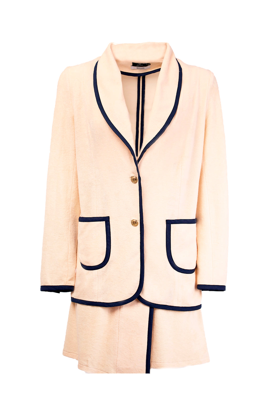 VANILLA TERRY BLAZER