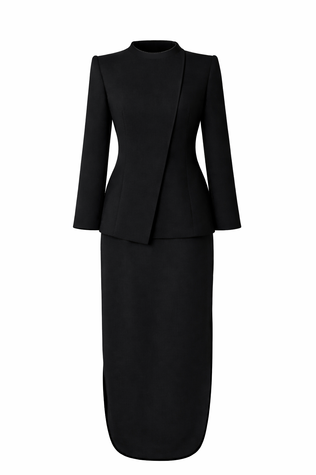 RAVEN LINE ASYMMETRICAL JACKET