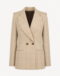 Checked Camel Hair