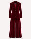 Burgundy Velvet Nobility Culottes