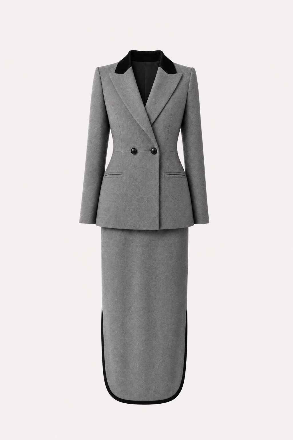 Ash Oval Wool Skirt