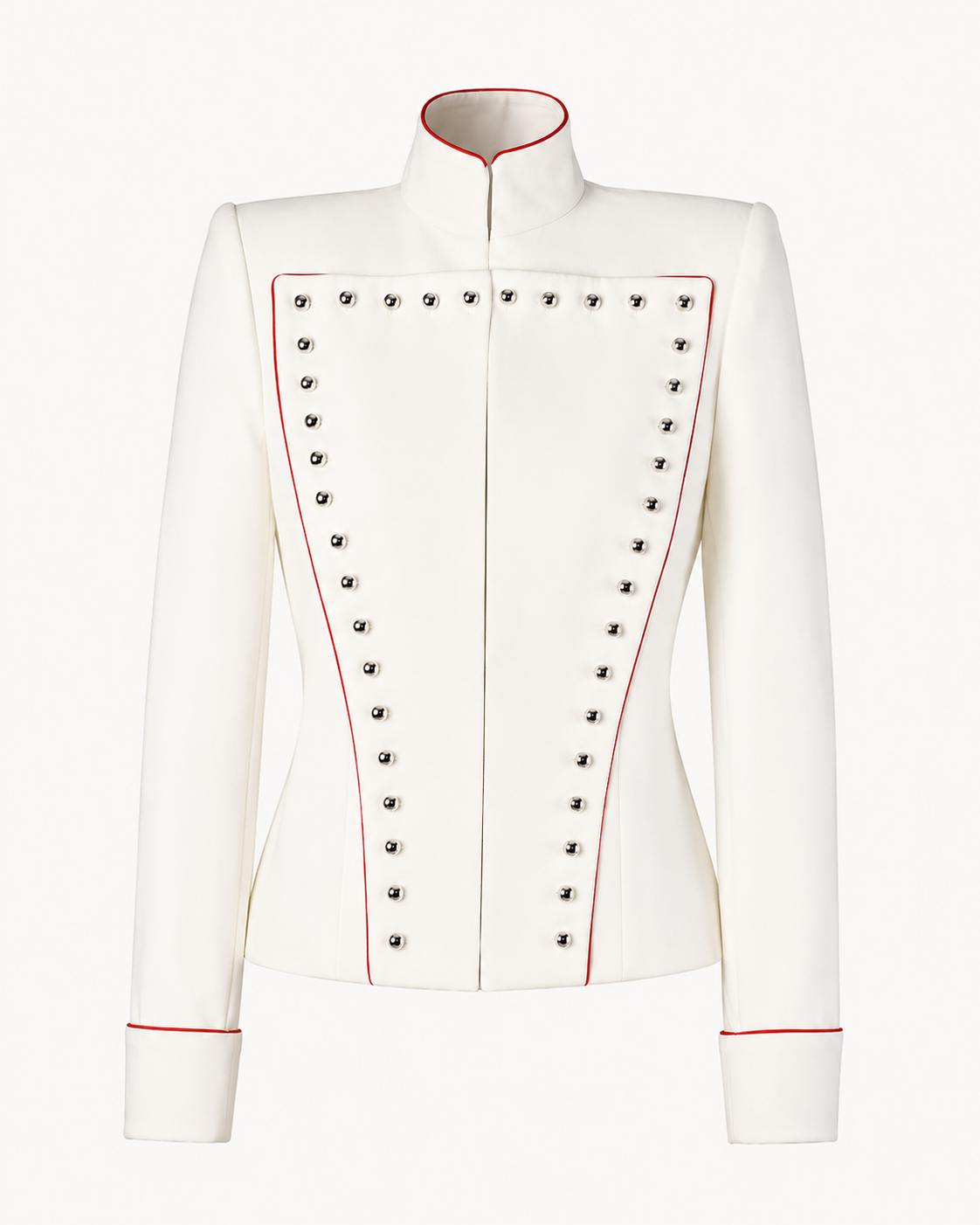 Evzon Military Jacket Off White