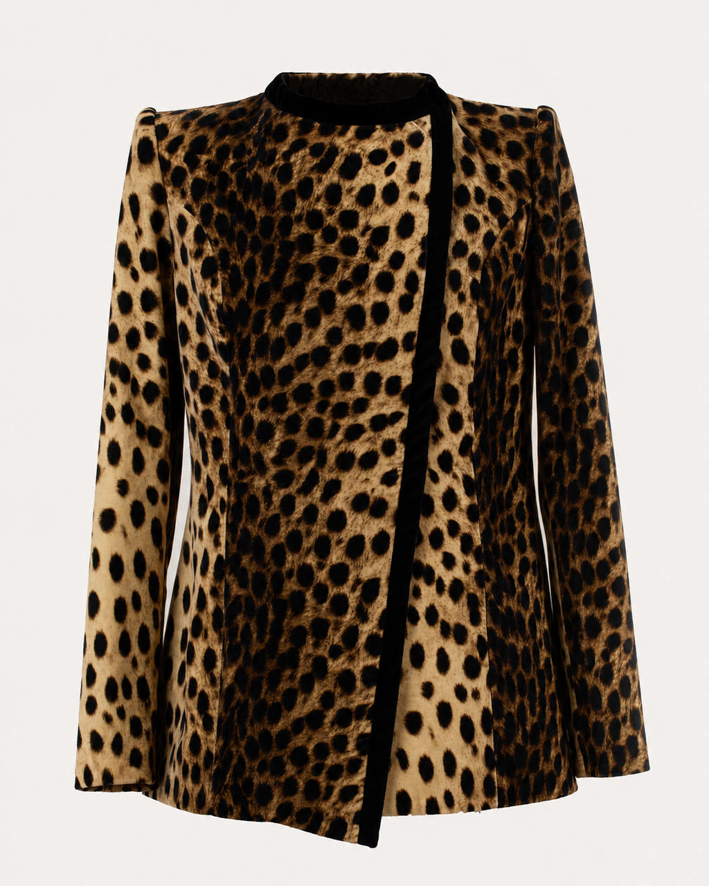 Animalier Velvet Asymmetrical