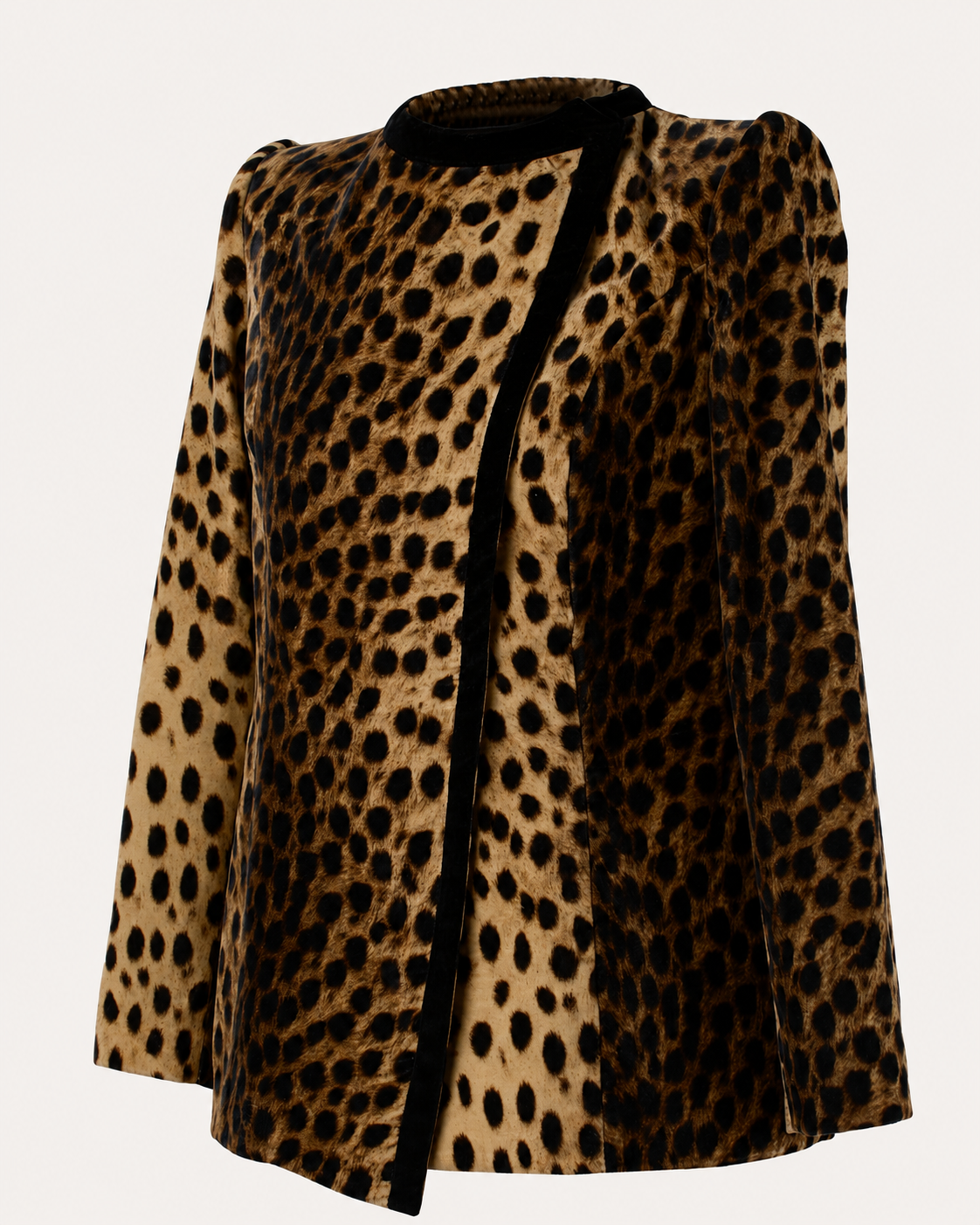 Animalier Velvet Asymmetrical