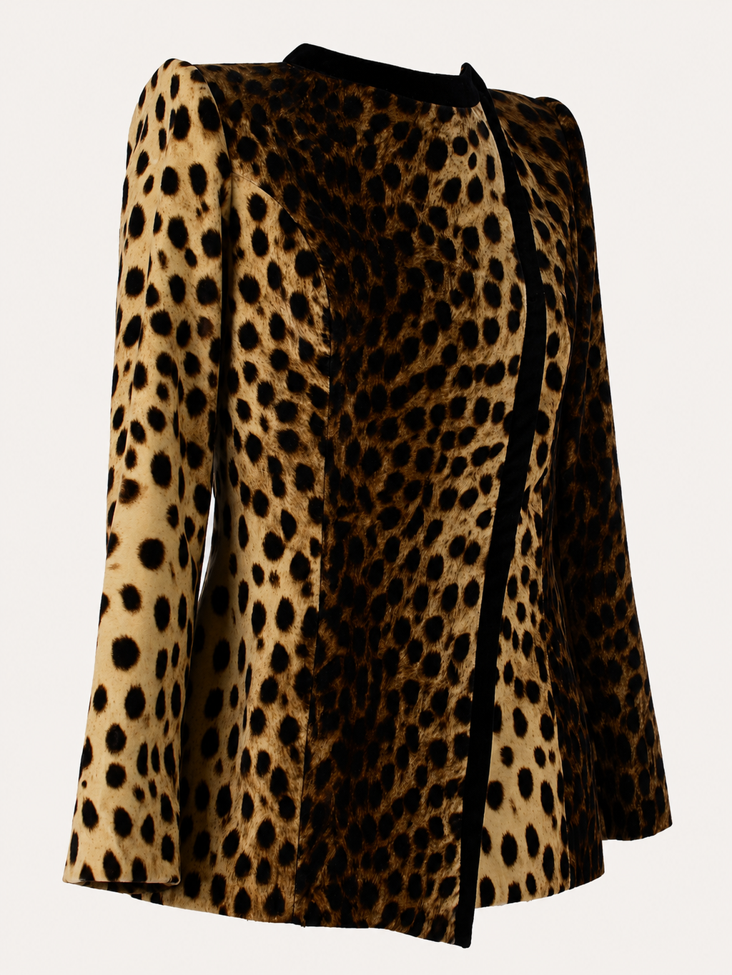 Animalier Velvet Asymmetrical