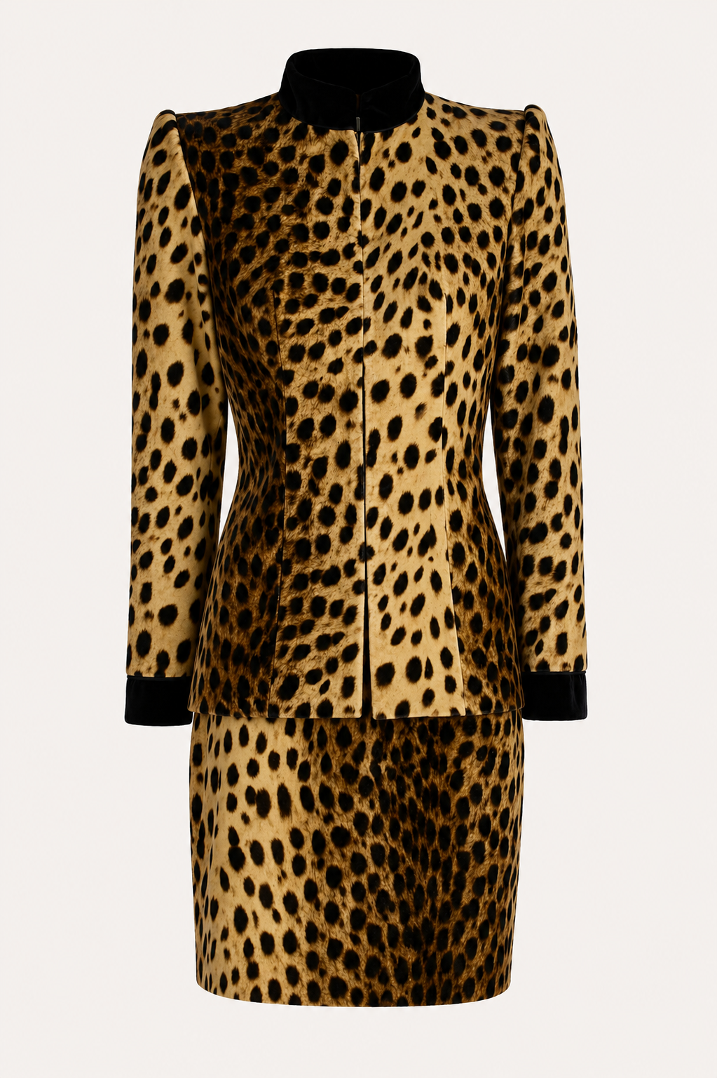 Animalier Mini Pencil Skirt