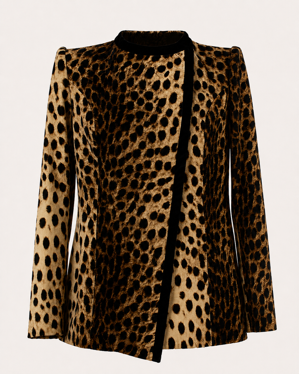 Animalier Velvet Asymmetrical