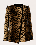 Animalier Velvet Asymmetrical