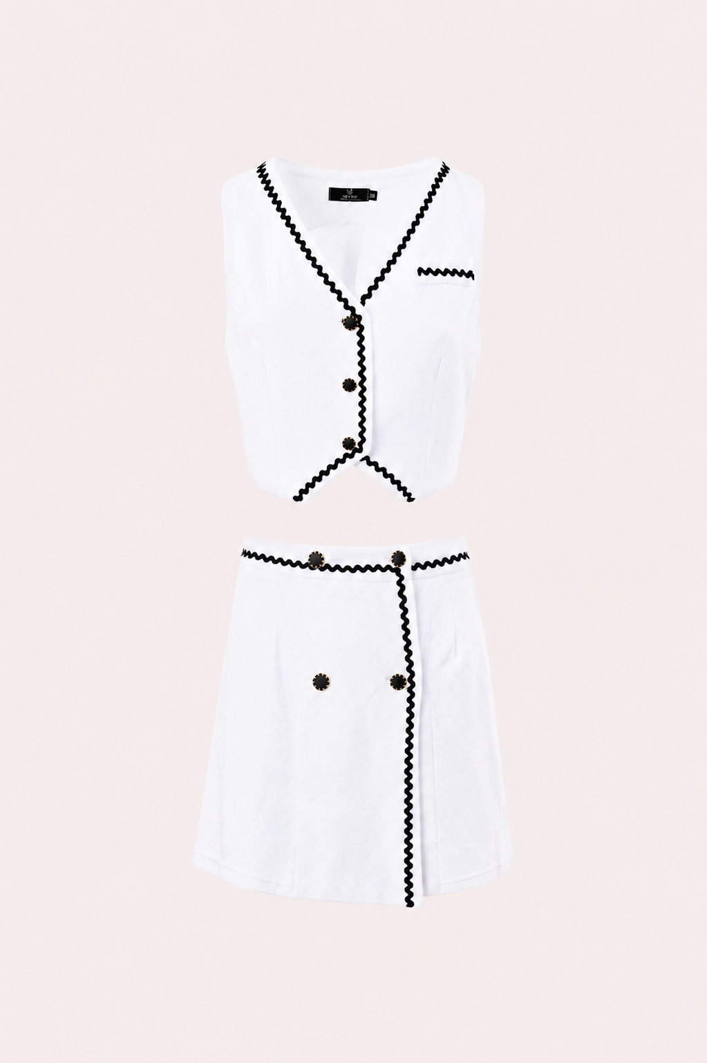 Volax Terry Asymmetrical Skirt