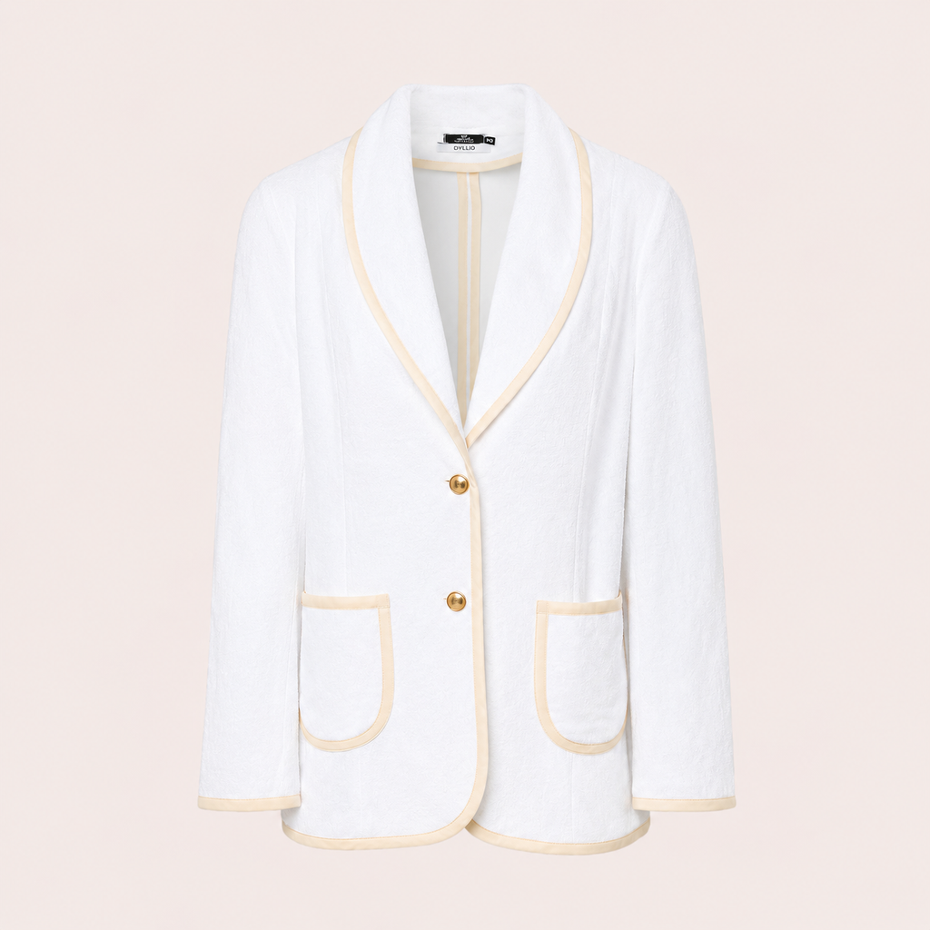 BLAZER TERRY SABBIA BIANCA