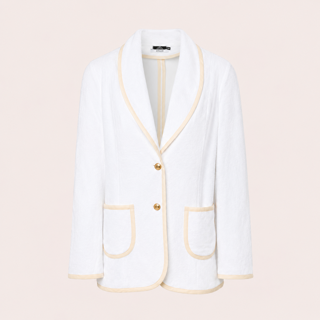 BLAZER TERRY SABBIA BIANCA