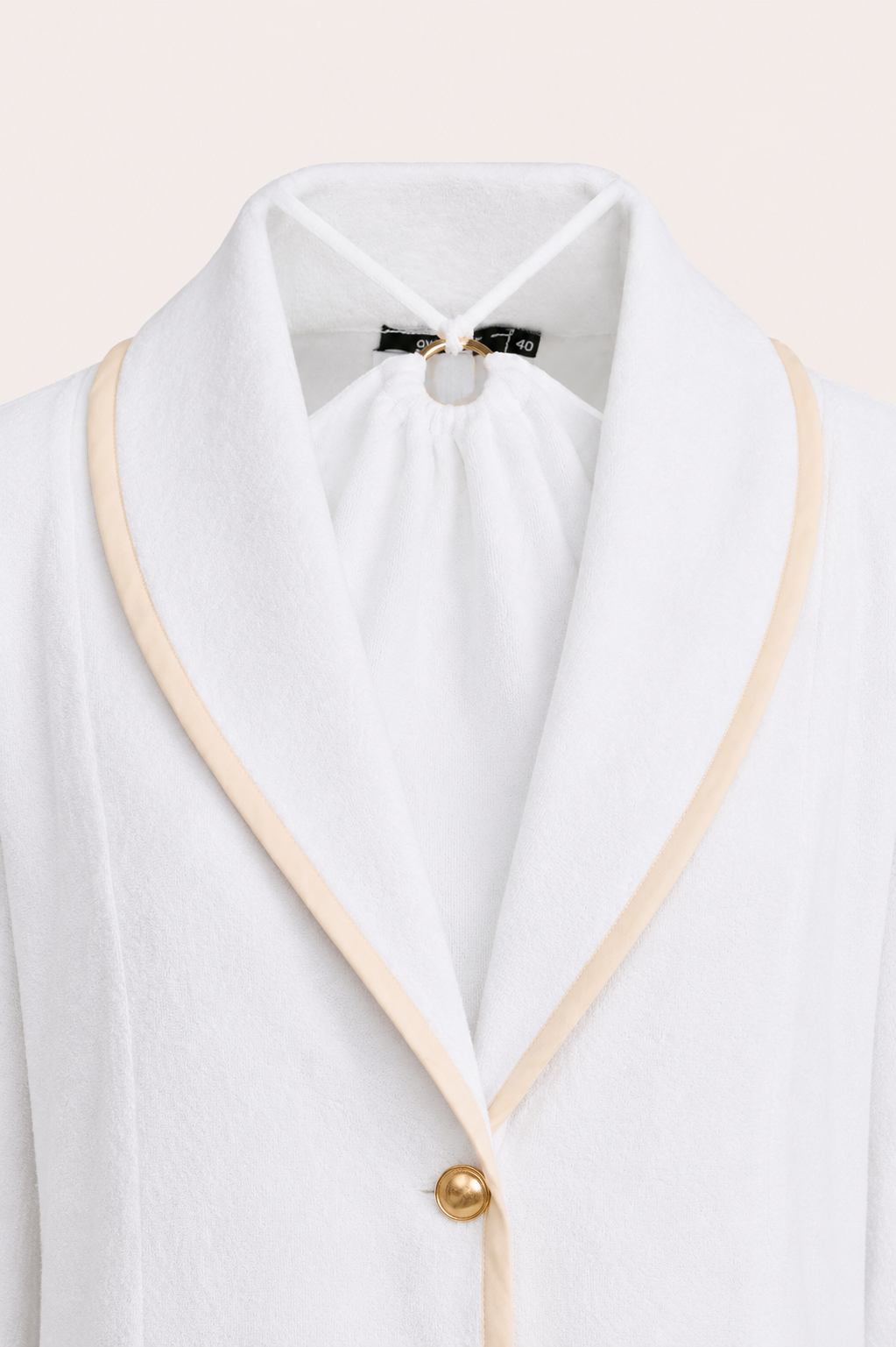 BLAZER TERRY SABBIA BIANCA