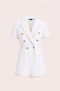 White Sand Terry Playsuit