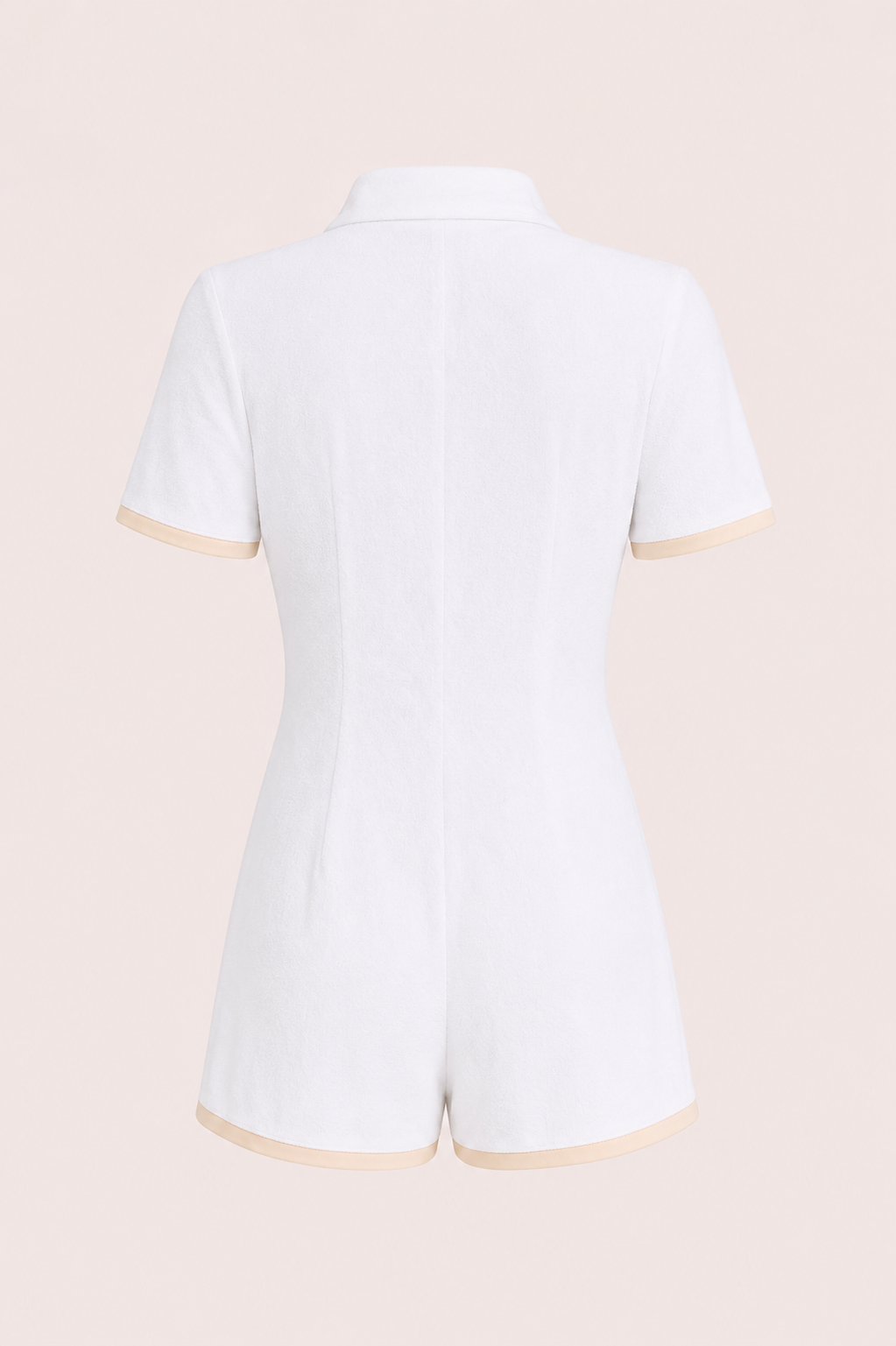 White Sand Terry Playsuit