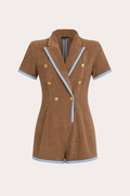 Espresso Terry Playsuit