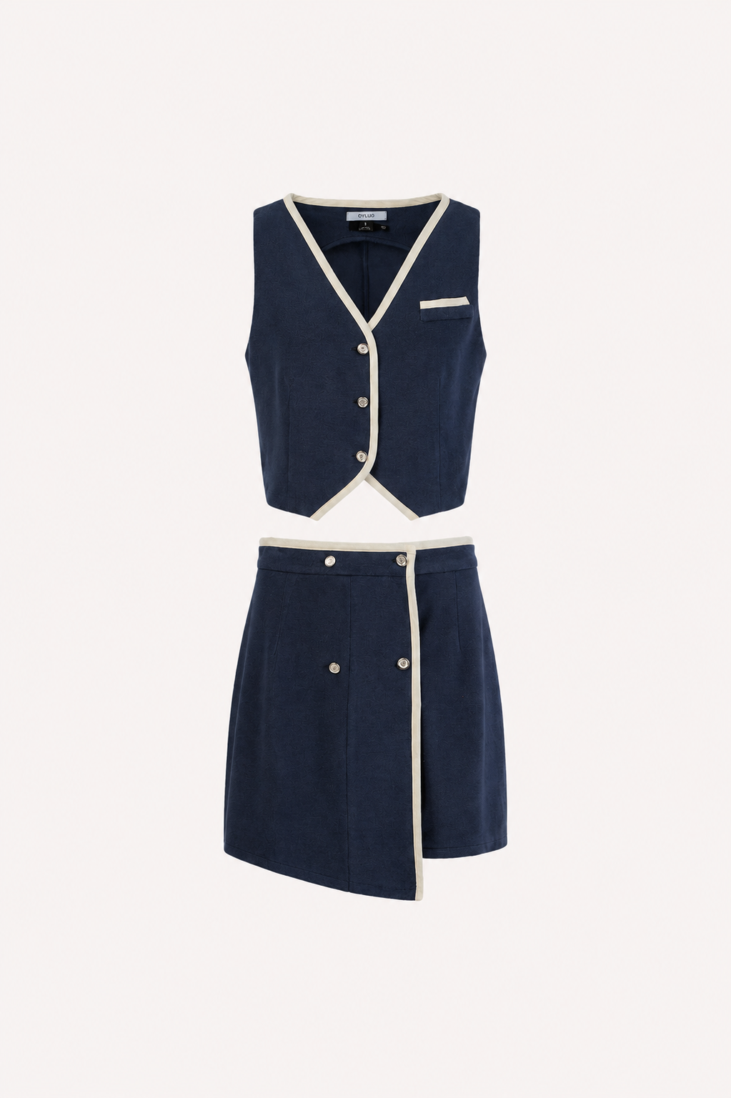 Aegean Terry Asymmetrical Skirt