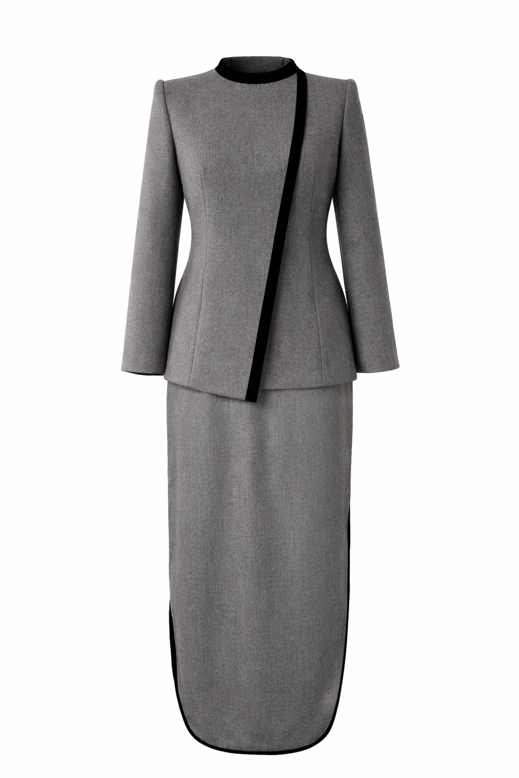 Ash Oval Wool Skirt
