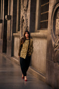 Animalier Velvet Asymmetrical