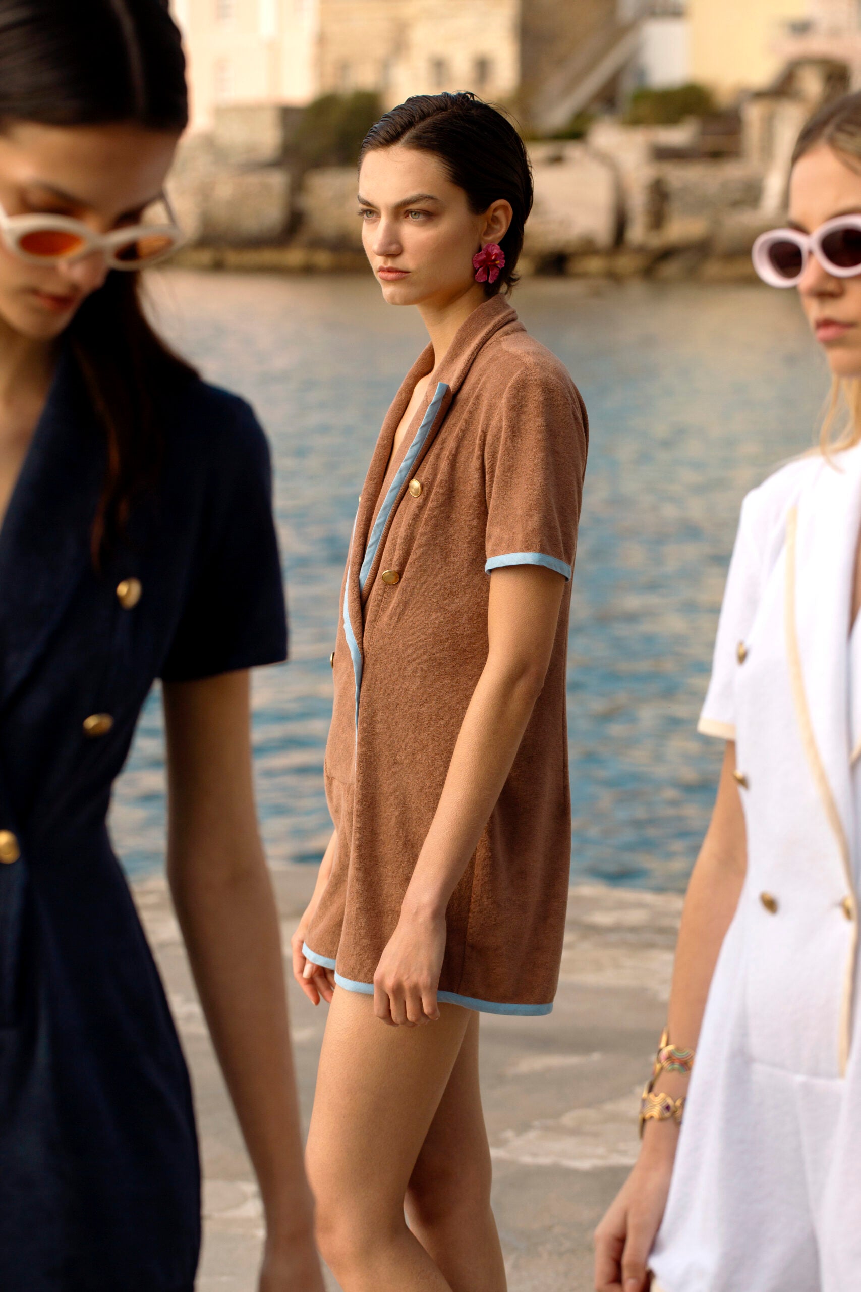 ESPRESSO TERRY PLAYSUIT