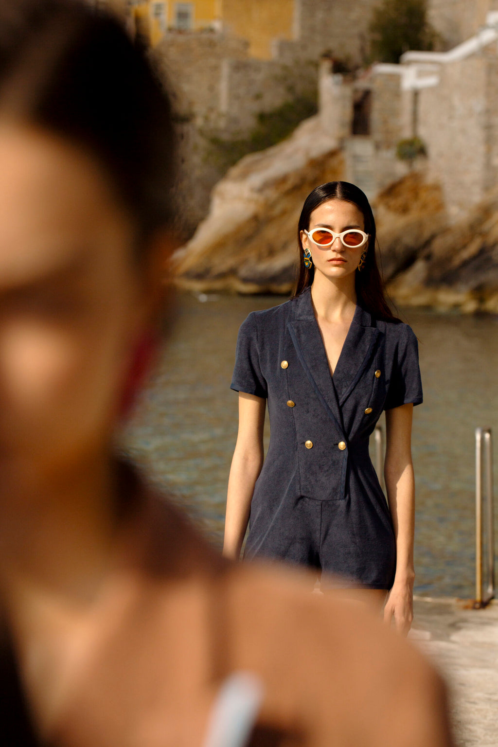 PELAGOS TERRY PLAYSUIT