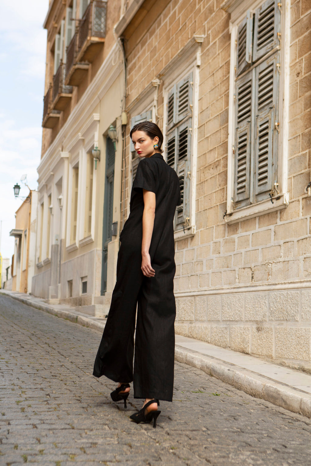 PETRA LINEN JUMPSUIT