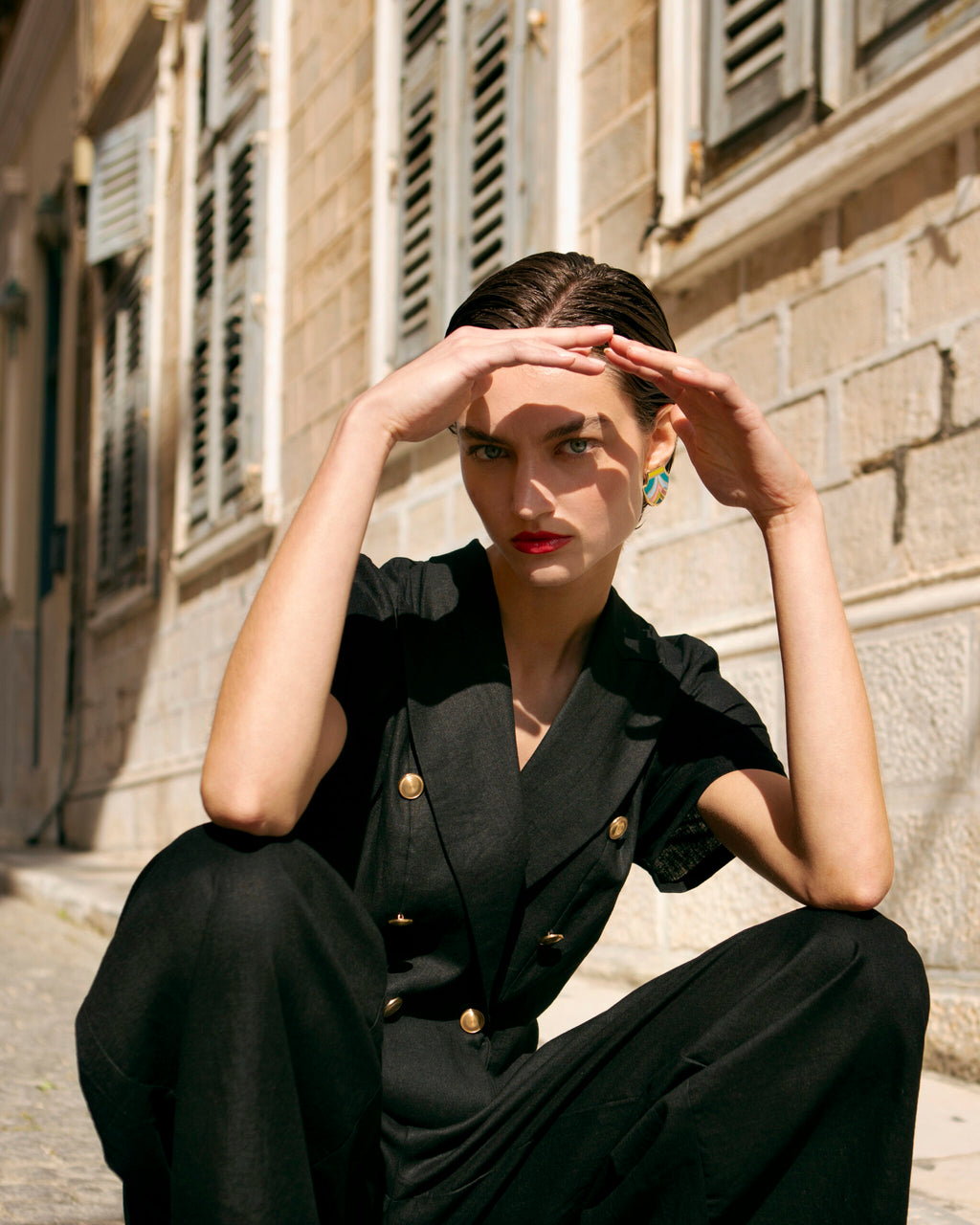 PETRA LINEN JUMPSUIT