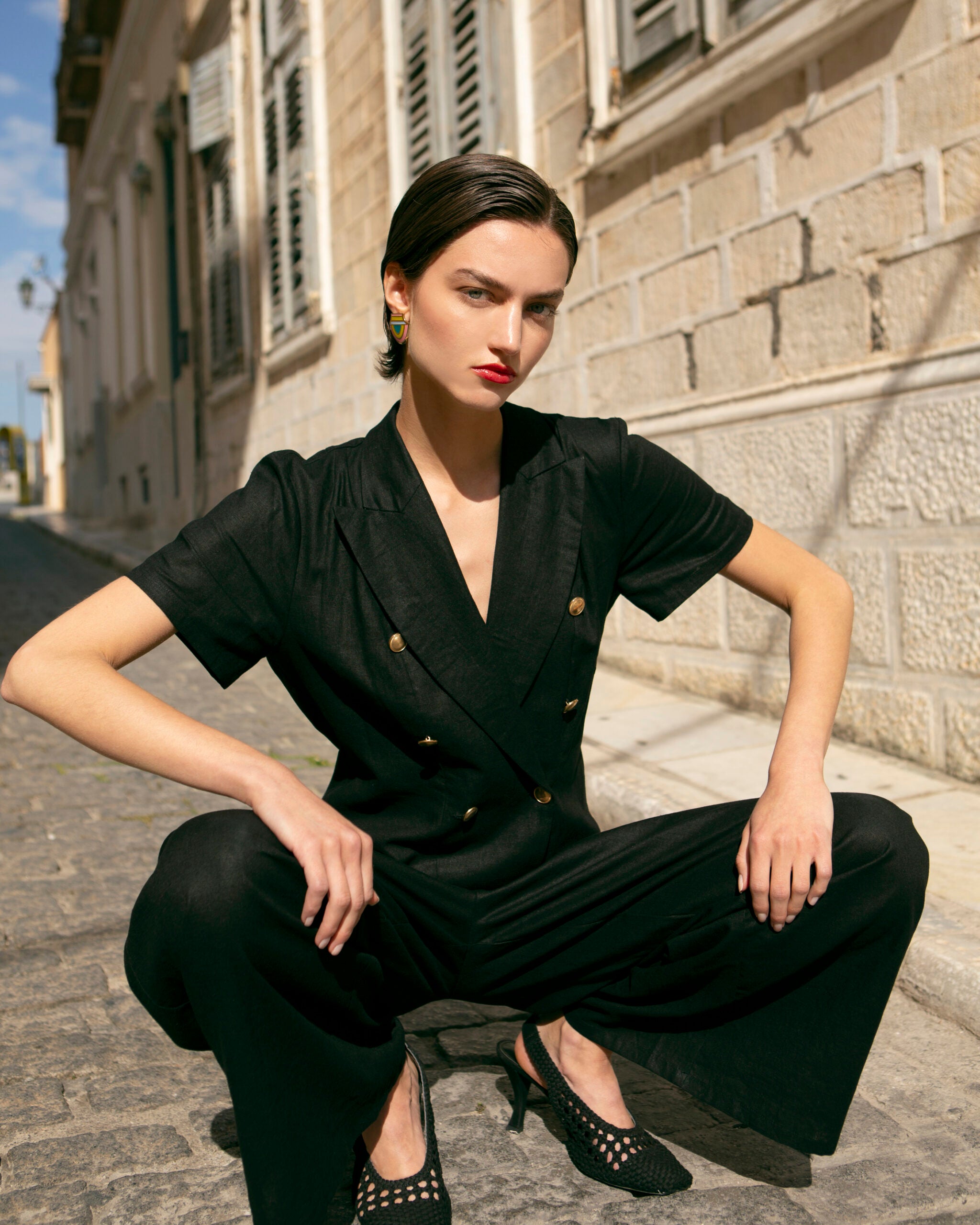 PETRA LINEN JUMPSUIT