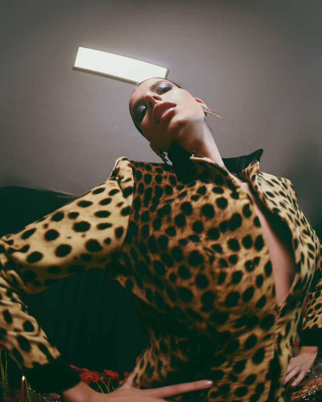 ANIMALIER OFFICER VELVET JACKET