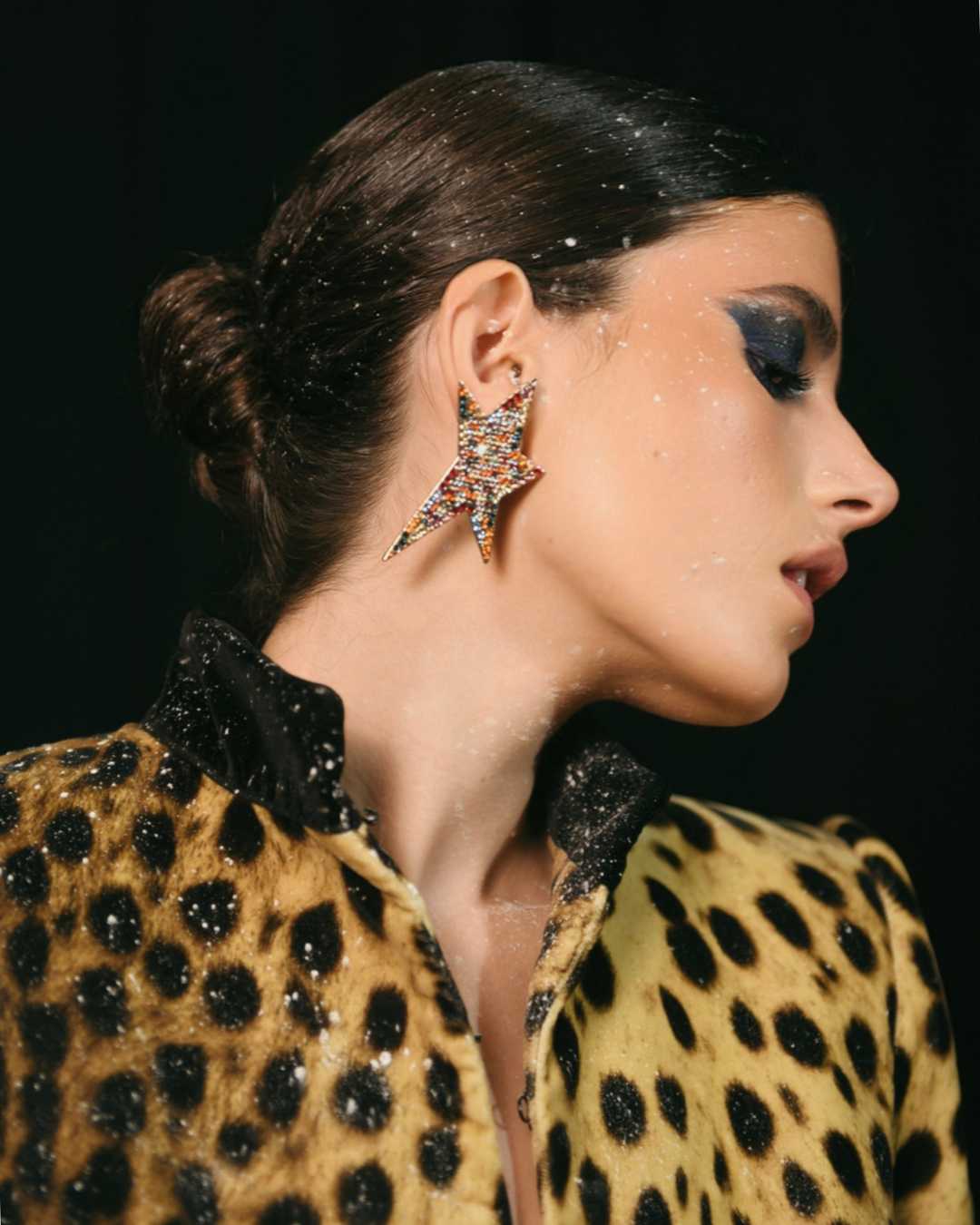 ANIMALIER OFFICER VELVET JACKET