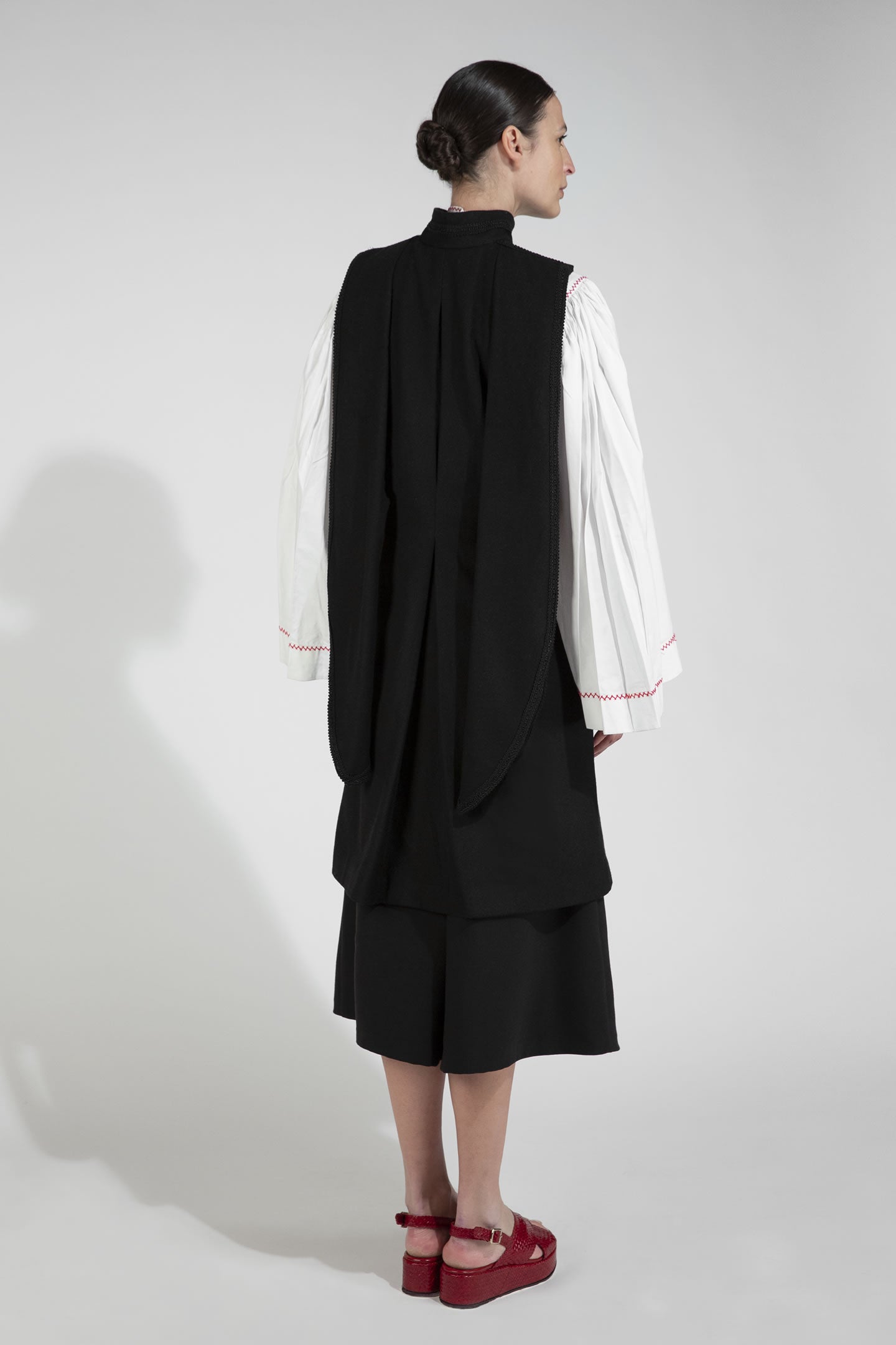 Long Gilet Black “Pisli”