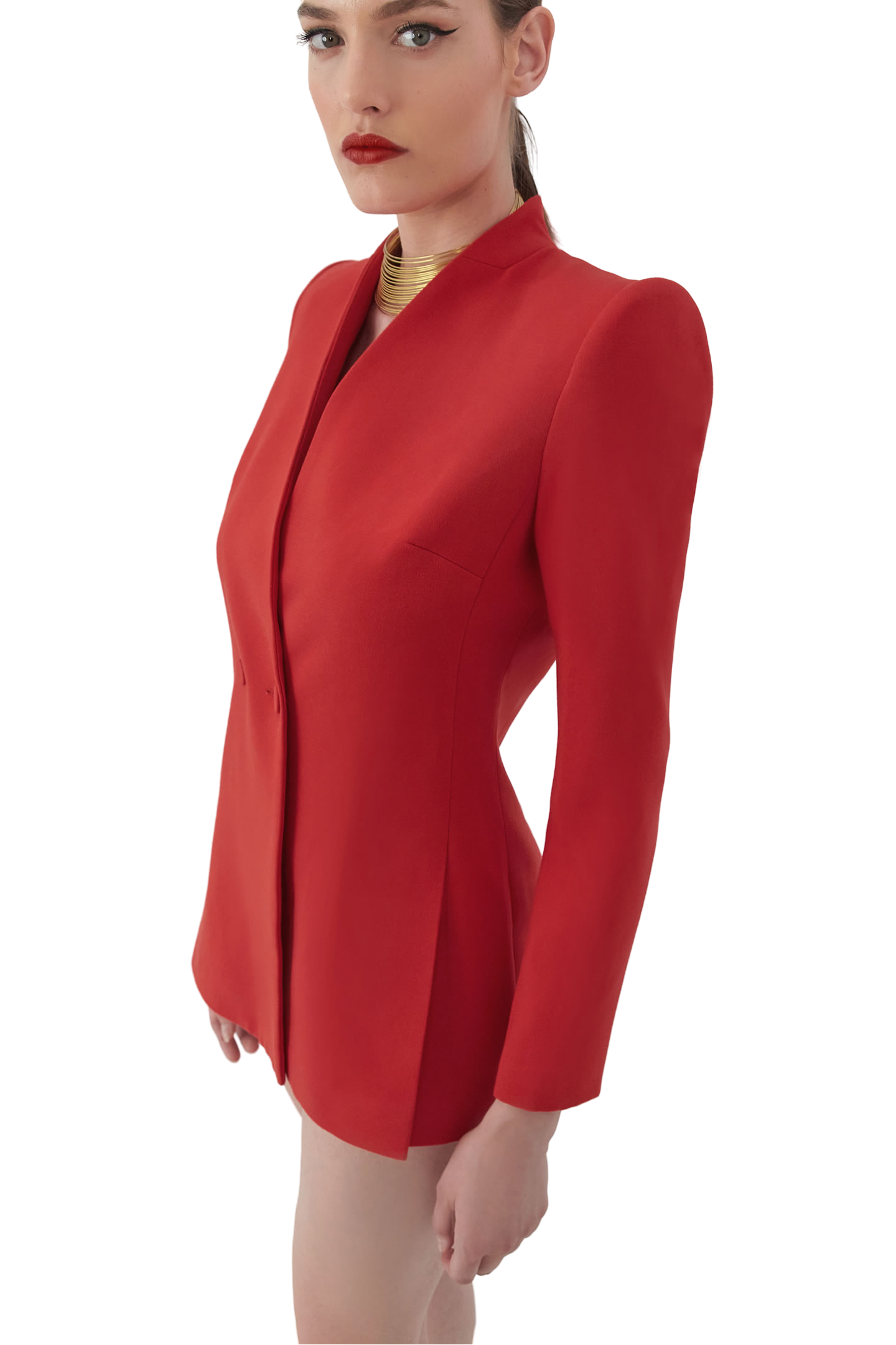 INFERNO COLLARLESS BLAZER