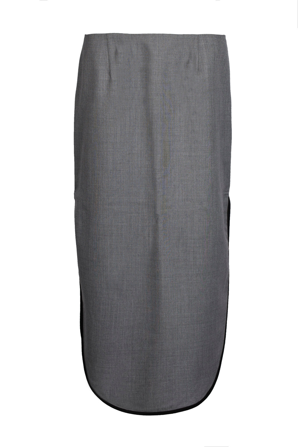 ASH OVAL WOOL SKIRT