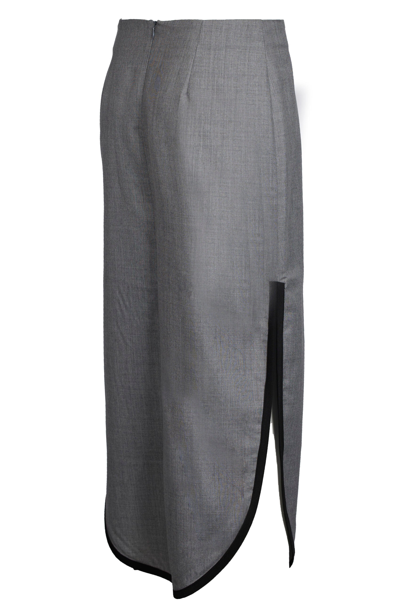 ASH OVAL WOOL SKIRT