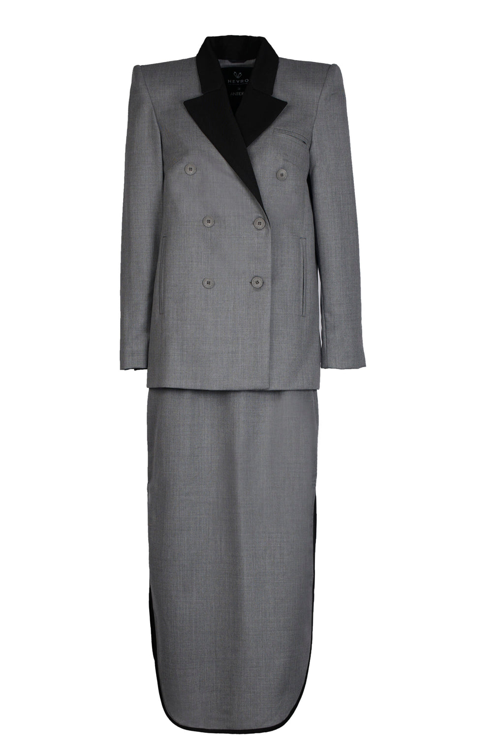 ASH OVAL WOOL SKIRT