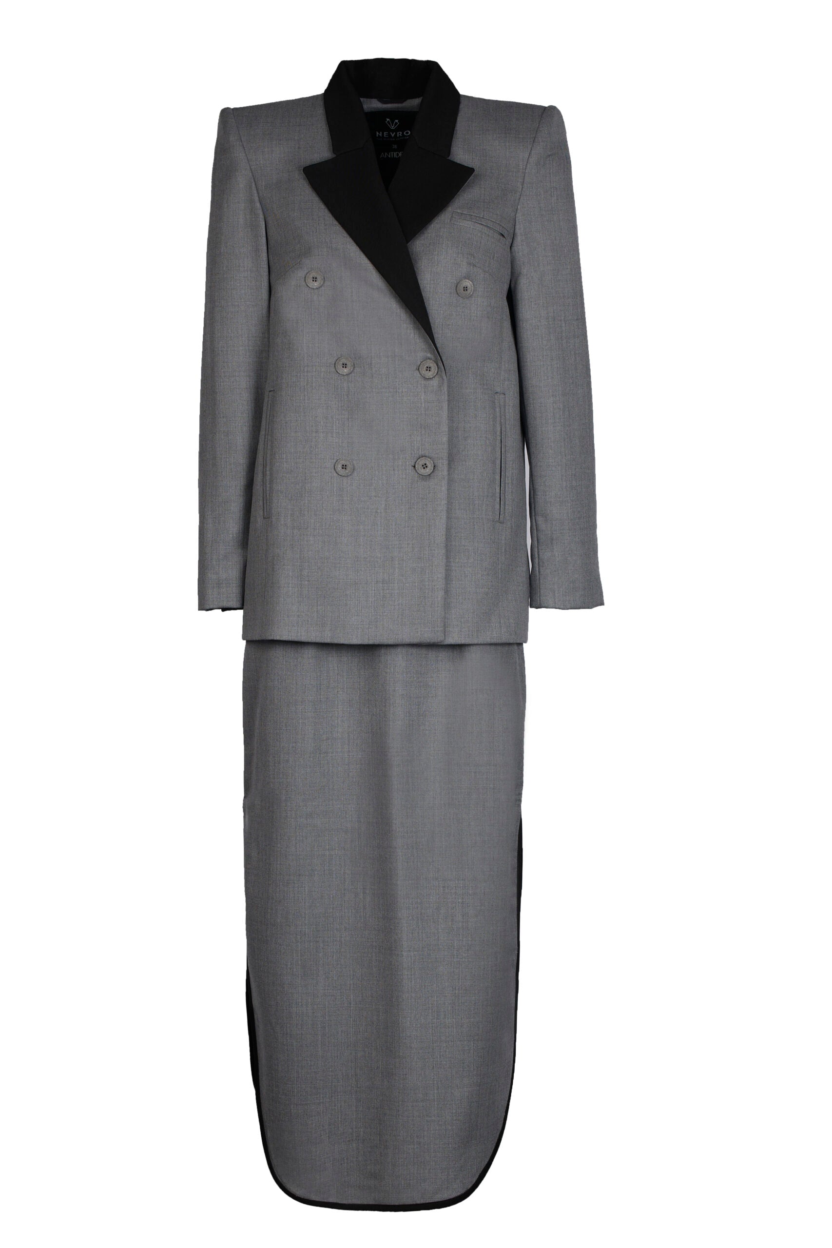 ASH OVAL WOOL SKIRT
