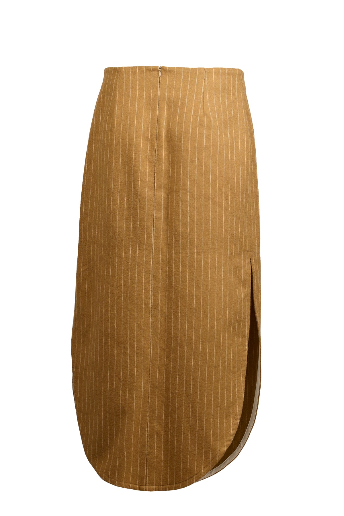 SAND STRIPED BEAVER OVAL SKIRT