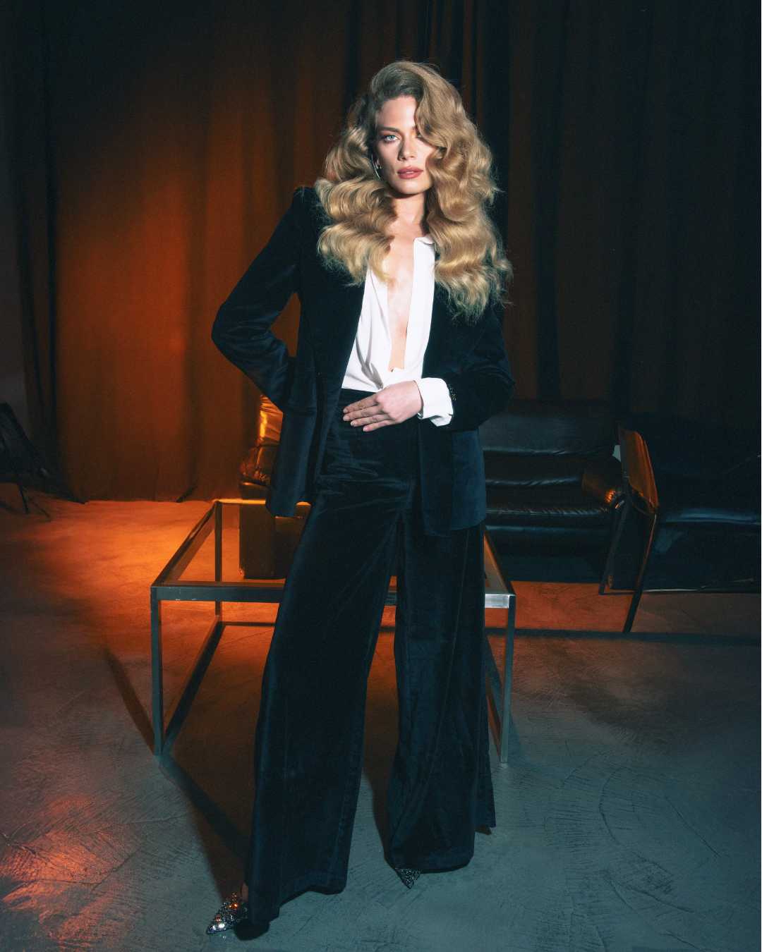 RAVEN LUX WIDE LEG PANTS