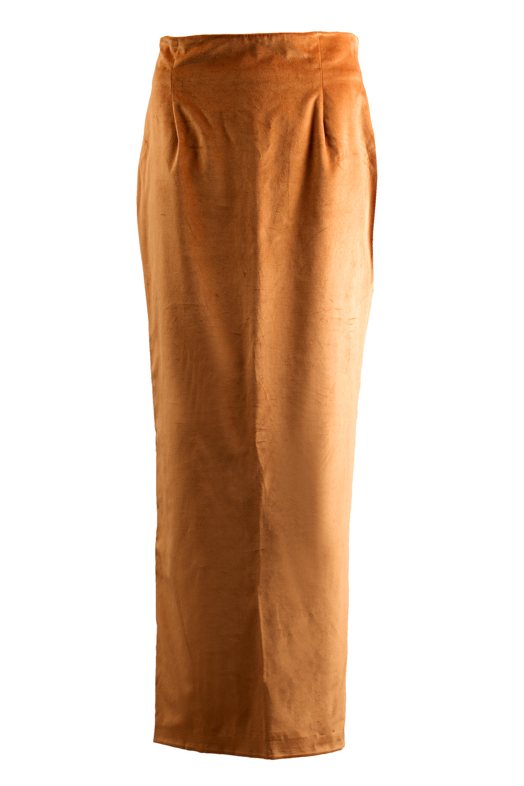 RUGGINE MAXI VELVET SKIRT