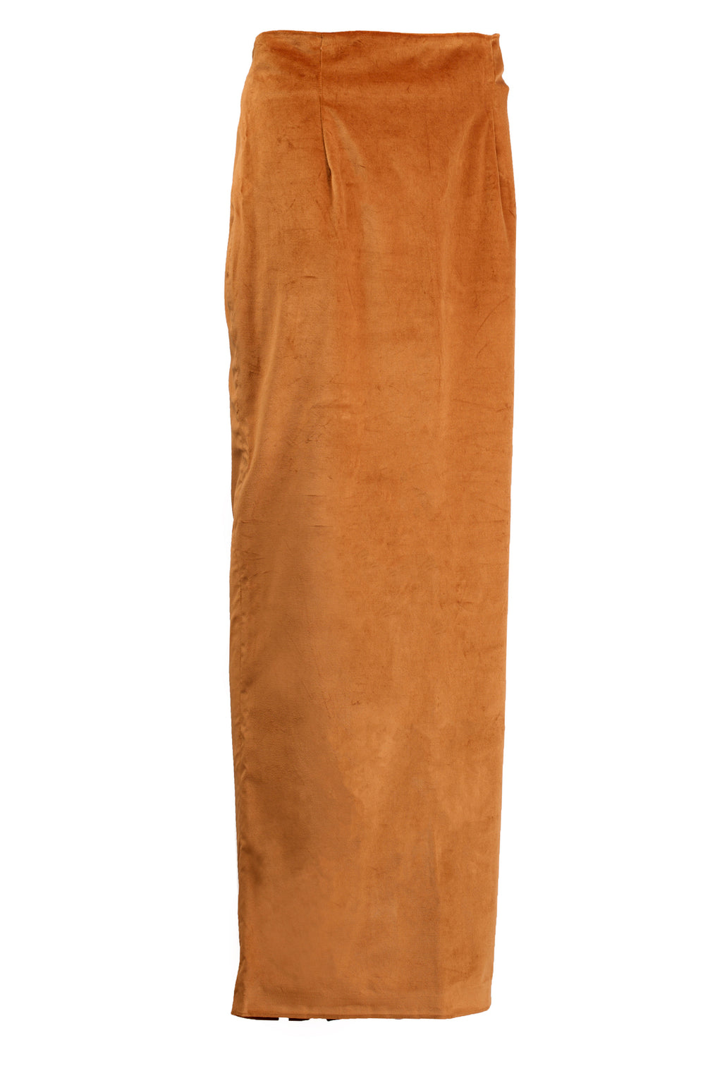 RUGGINE MAXI VELVET SKIRT