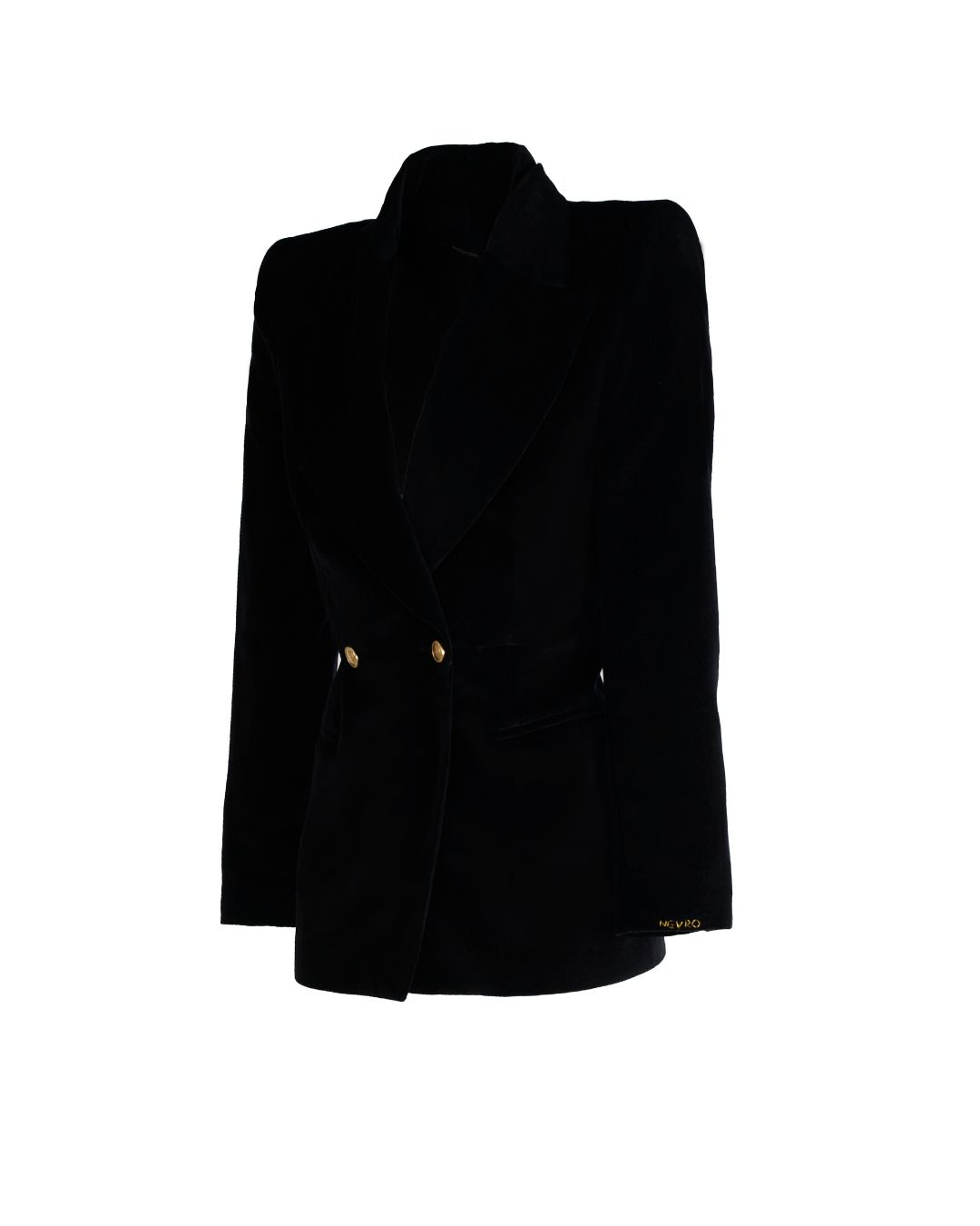 raven lux velvet blazer